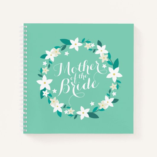 Mutter der Braut Elegant Hochzeit | Notebook Notizbuch (Vorderseite)