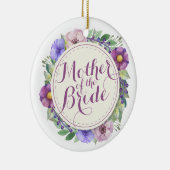 Mutter der Braut-eleganten Blumenverzierung Keramikornament (Rechts)