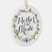 Mutter der Braut Elegantes Schloss Keramik Ornament (Rechts)