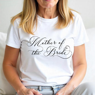 Mutter der Braut - Elegantes Script-Brautparty Tri-Blend Shirt