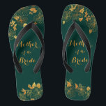 Mutter der Braut Emerald Green & Gold Foliage Badesandalen<br><div class="desc">Diese wunderschöne Mutter der Braut smaragdgrün und goldgrün blättrige Flip Flops mit goldenem Blattmuster und moderner Typografie auf zeitlosem dunkelgrünen Hintergrund. Es ist ein schönes Geschenk für Ihr Brautparty. Anzeigen der Auflistung auf dieser Seite, um passende Elemente zu finden. Staffel es mit deinen Informationen anpassen. Wenn Sie gewollt haben, um...</div>