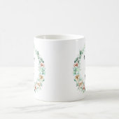 Mutter der Braut,Eukalyptuskranke in Aquarellfarbe Kaffeetasse (Mittel)