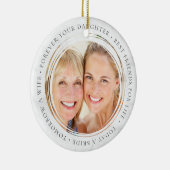 Mutter der Braut Geschenk für immer Ihre Tochter Keramik Ornament (Rechts)