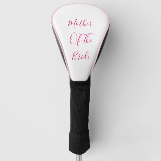 Mutter der Braut Geschenk Gastgeschenk Hochzeit Ro Golf Headcover (Vorderseite)