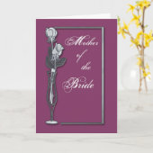 Mutter der Braut Glückwunsch Karte (Gelbe Blume)