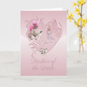 Mutter der Braut Glückwunsch - Mutter der h Karte (Gelbe Blume)