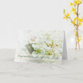 Mutter der Braut Glückwunschkarte mit Braut Karte (Gelbe Blume)