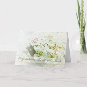 Mutter der Braut Glückwunschkarte mit Braut Karte