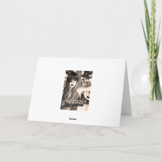 Mutter der Braut Glückwunschkarte mit lemo Karte (Rückseite)