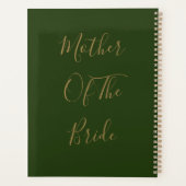 Mutter der Braut Gold grüne Hochzeiten Geschenk Gu Planer (Rückseite)