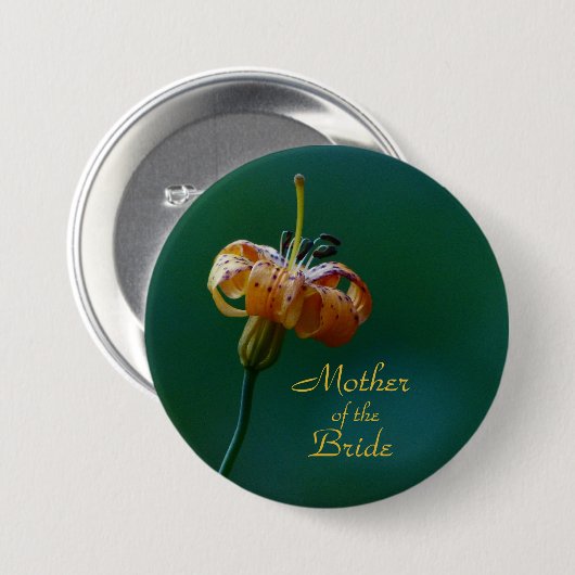Mutter der Braut, Golden Lily Button Button (Vorne & Hinten)