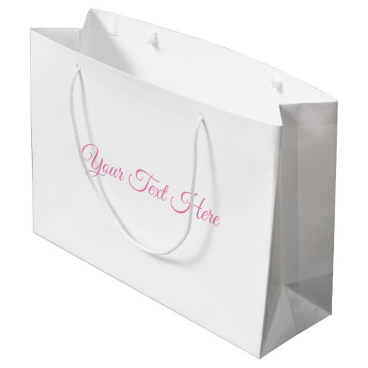 Mutter der Braut Große Geschenktüte (Rückseite Schrägansicht)