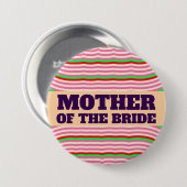 MUTTER DER BRAUT GROSSER KNOPF BUTTON (Vorne & Hinten)
