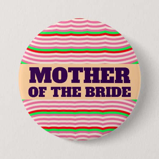 MUTTER DER BRAUT GROSSER KNOPF BUTTON (Vorderseite)