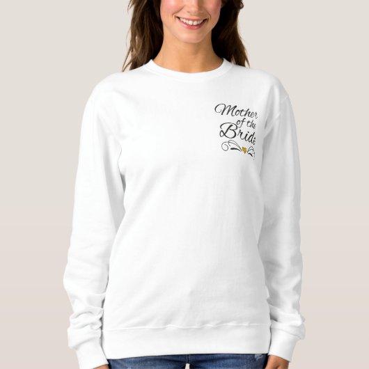 Mutter der Braut - Herz des Goldes Sweatshirt (Vorderseite)