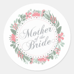 Mutter der Braut Hochzeit Aufkleber Siegel