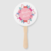 Mutter der Braut Hochzeit | Handfächer (Rückseite)
