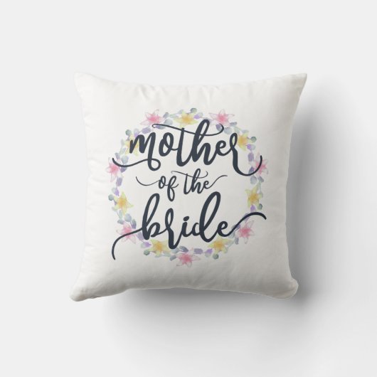 Mutter der Braut Hochzeit| Kissen (Rückseite)