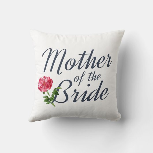 Mutter der Braut Hochzeit| Kissen (Rückseite)