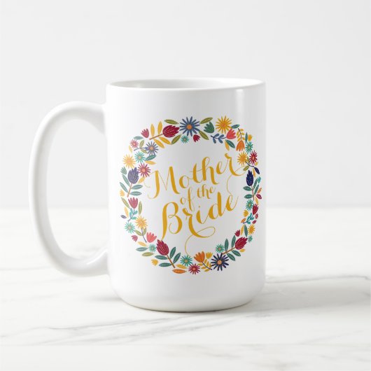 Mutter der Braut Hochzeit | Klassische Tasse (Links)