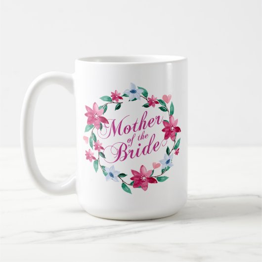 Mutter der Braut Hochzeit | Klassische Tasse (Links)