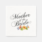 Mutter der Braut Hochzeit | Napkin Serviette (Vorderseite)