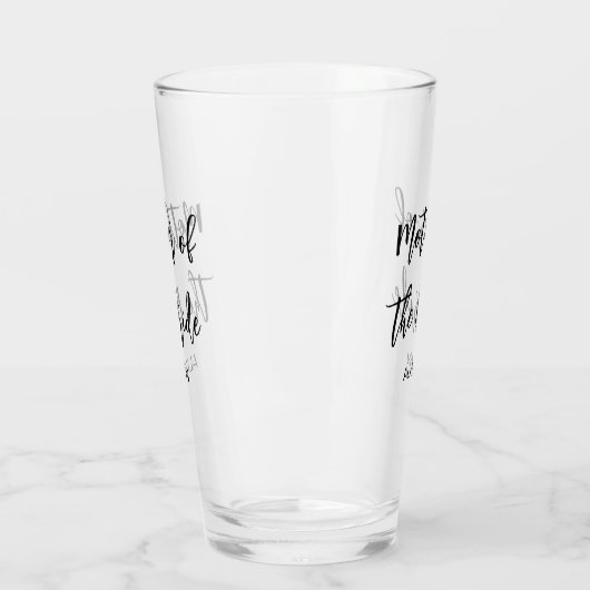 Mutter der Braut Hochzeit Schwarz-weißen Glass Cup Glas (Links)
