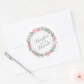 Mutter der Braut Hochzeit | SIEGEL Runder Aufkleber (Umschlag)