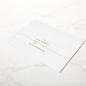 Mutter der Braut Hochzeitserklärung Folieneinladung (Gedreht)