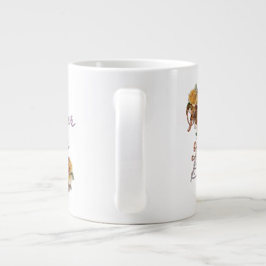 Mutter der Braut Jumbo-Tasse (Rückseite)