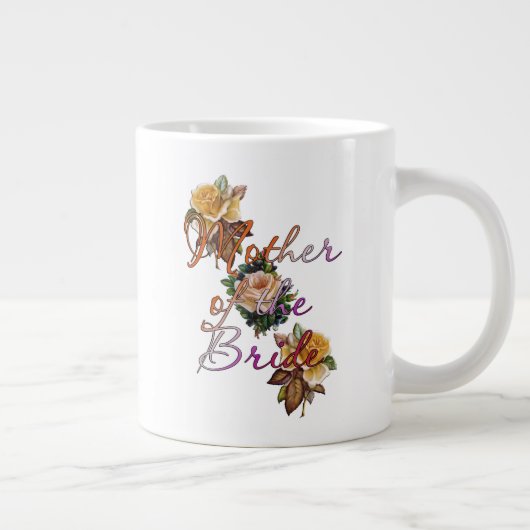 Mutter der Braut Jumbo-Tasse (Rechts)