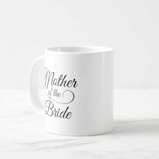Mutter der Braut Kaffeetasse (Vorderseite Links)