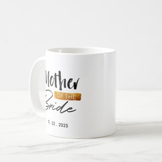 Mutter der Braut Kaffeetasse (Vorderseite Links)