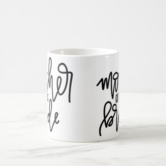 Mutter der Braut-Kalligraphie-Tasse Kaffeetasse (Mittel)
