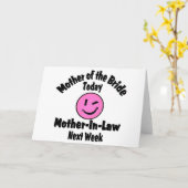 Mutter der Braut Karte (Gelbe Blume)