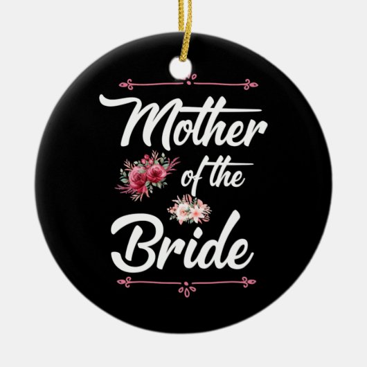 Mutter der Braut Keramik Ornament (Vorne)