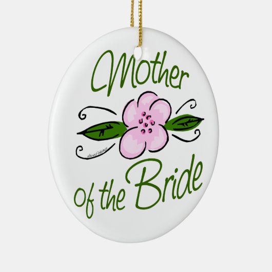 Mutter der Braut Keramikornament (Rechts)