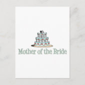 Mutter der Braut (Kuchen) Postkarte (Vorderseite)