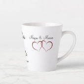 Mutter der Braut Latte Tasse (Rechts)