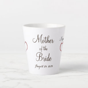 Mutter der Braut Latte Tasse