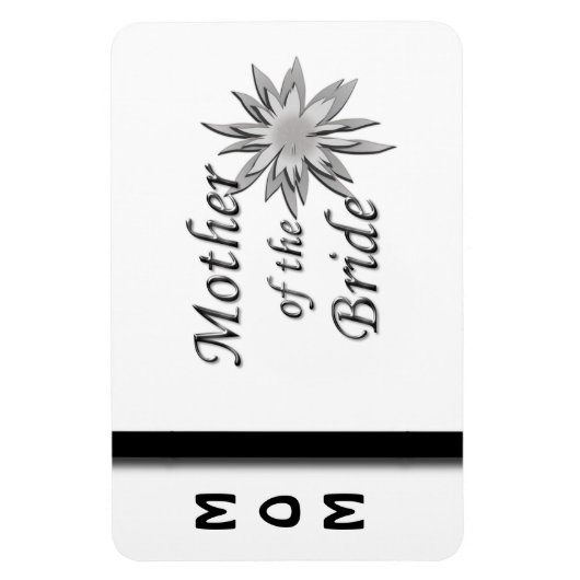 Mutter der Braut Magnet (Vertikal)