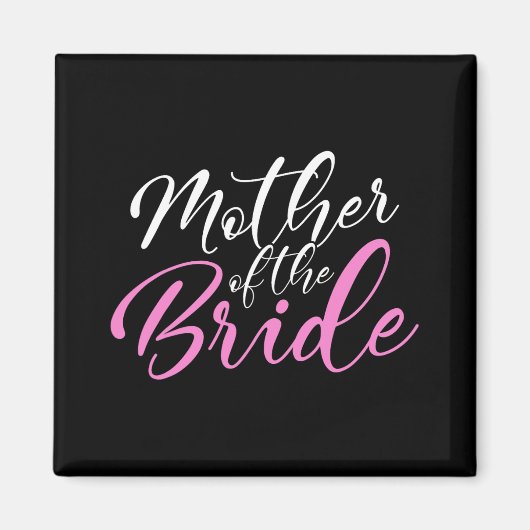 Mutter der Braut Matching Wedding Party Magnet (Vorne)