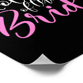 Mutter der Braut Matching Wedding Party Poster (Ecke)