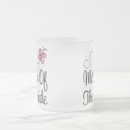 Mutter der Braut-mattierten Hochzeits-Tasse Mattglastasse (Mittel)