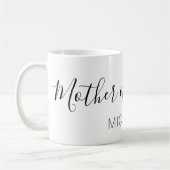 Mutter der Braut mit Namen Kaffeetasse (Links)