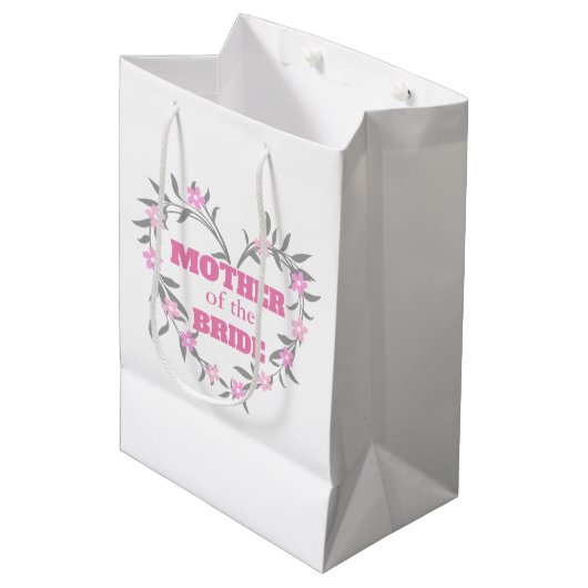 Mutter der Braut Mittlere Geschenktüte (Vorderseite Schrägansicht)