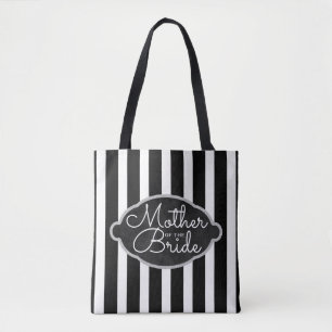 Mutter der Braut Moderne Schwarze Silberhochzeit Tasche