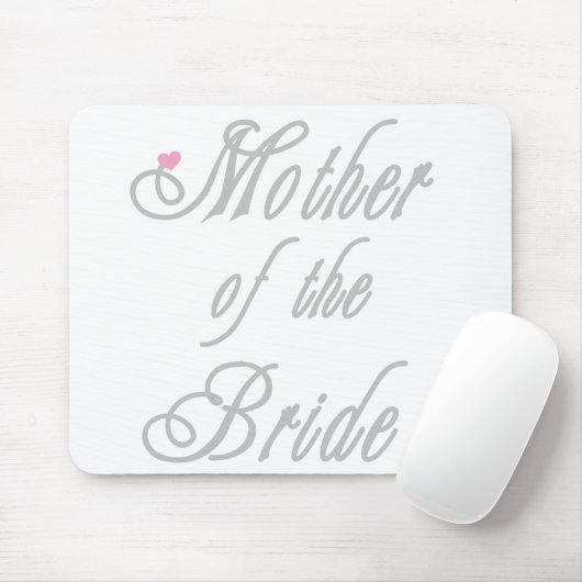 Mutter der Braut-noblen Grau Mousepad (Mit Mouse)