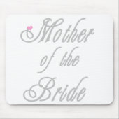 Mutter der Braut-noblen Grau Mousepad (Vorne)