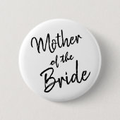 Mutter der Braut oder sich selbst anpassen Button (Vorderseite)